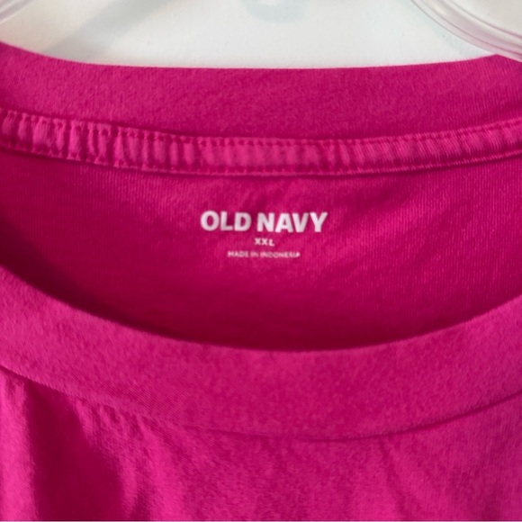 XXL pink Old Navy top with ruffle sleeves - Picture 3 of 5